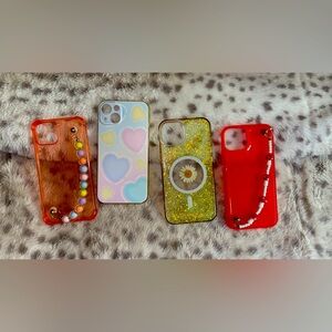 SET OF 4 IPHONE 13 CASES
